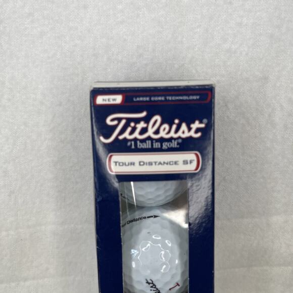 Titleist Tour Distance SF 3 Golf Balls in Sleeve Longer Distance, Soft Feel - Picture 2 of 3